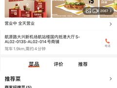 -麦当劳(北京大兴机场二层国内到达(安检外)店)