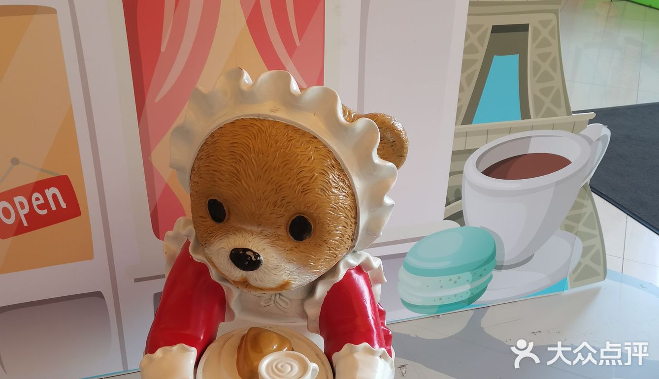 来奥园广场看泰迪熊了！