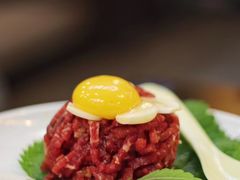 生拌牛肉-咸草酱蟹
