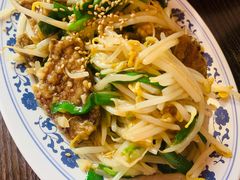 韭菜炒猪肝-拉面莊夢語＆中华料理八椿