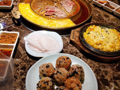 蟹籽手抓饭-猪啊牛呀羊啊铜盘烤肉(正大广场店)