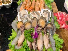 海鲜拼盘-鼎盛山海火锅(北戴河刘庄夜市老虎石浴场店)