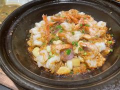 砂锅焗凤尾虾-阿毛饭店首店·宁波老字号(文化广场店)