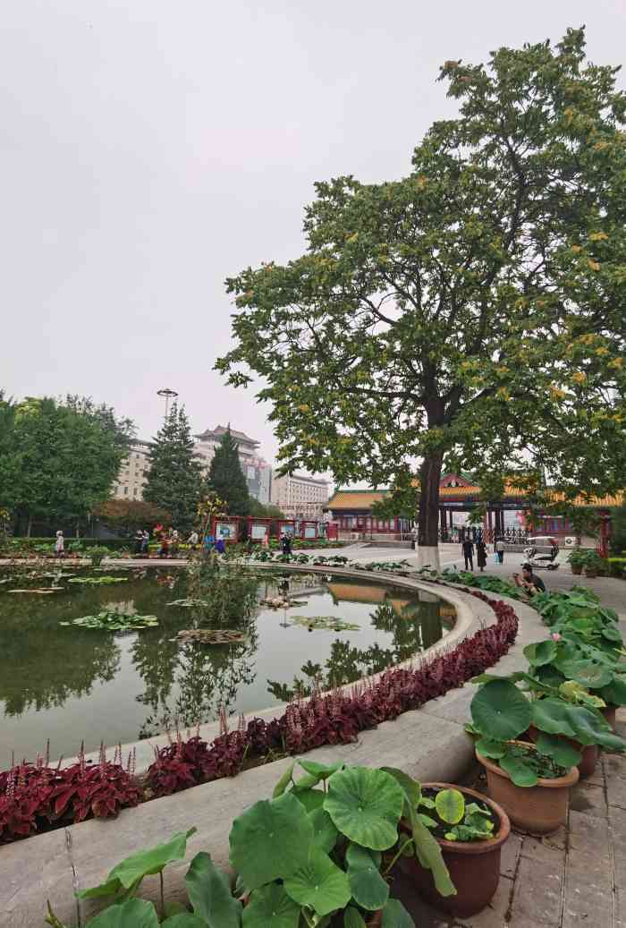 莲花池公园东门售票处-"莲花池公园一共有三个售票处,东门售票处在.