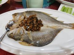 雪菜肉末蒸黄鱼-玉华台饭庄(裕中西里小区店)