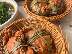 清蒸大闸蟹-蟹村草堂·苏式园林人文农家·大闸蟹