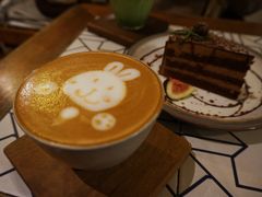 兔子焦糖拿铁-懒鱼时光馆(沙坪坝店)