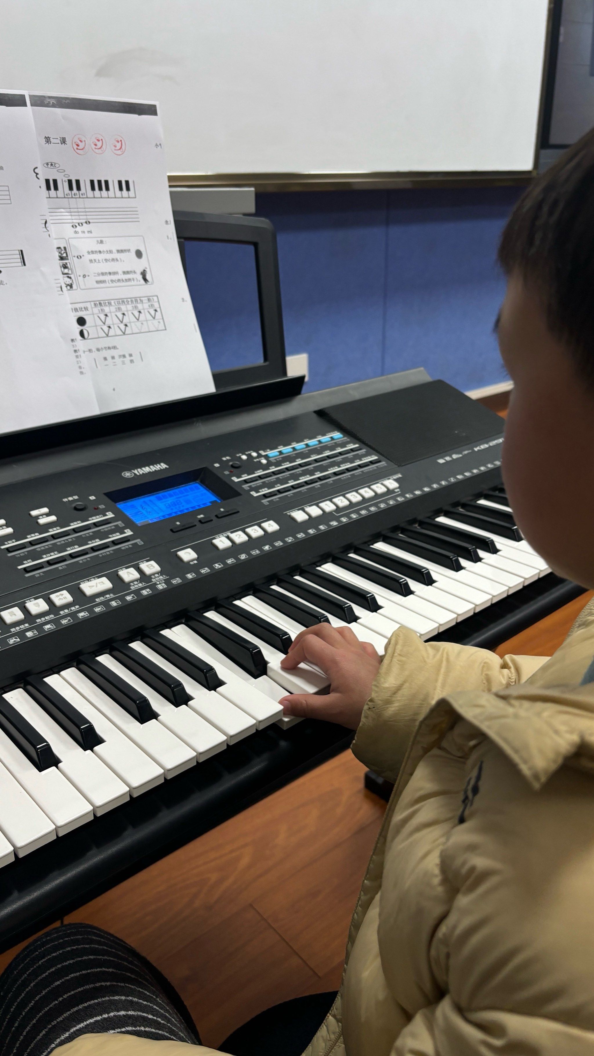 电子琴需要一起坚持呀