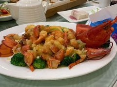 上汤伊面焗龙虾-江南村酒家