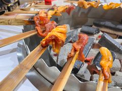 香烤猪皮-醉月城西昌火盆烧烤(天府店)