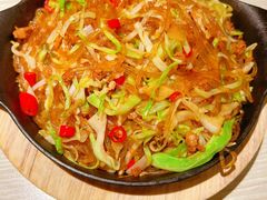 铁板肉沫水晶粉-九毛九西北菜(百信广场店)