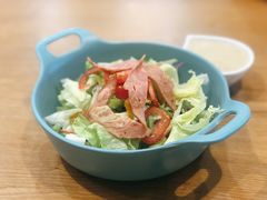 烟肉蔬菜沙拉-喜上喜鸡煲翅(吉大店)