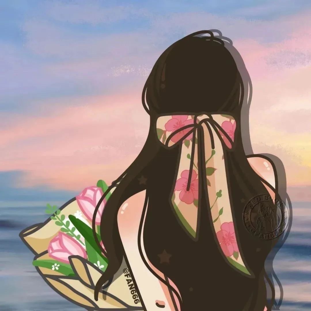 清新简约女头像