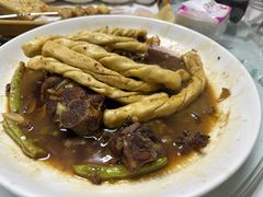 豆角排骨焖卷子-闻道食府烙饼卷带鱼(原车耳营店原大觉寺店)