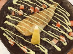 深海比目鱼墨汁饭-帕歌西班牙餐厅paco tapas