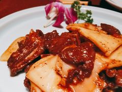 牛仔骨炒年糕-绿茶餐厅(成都万象城店)
