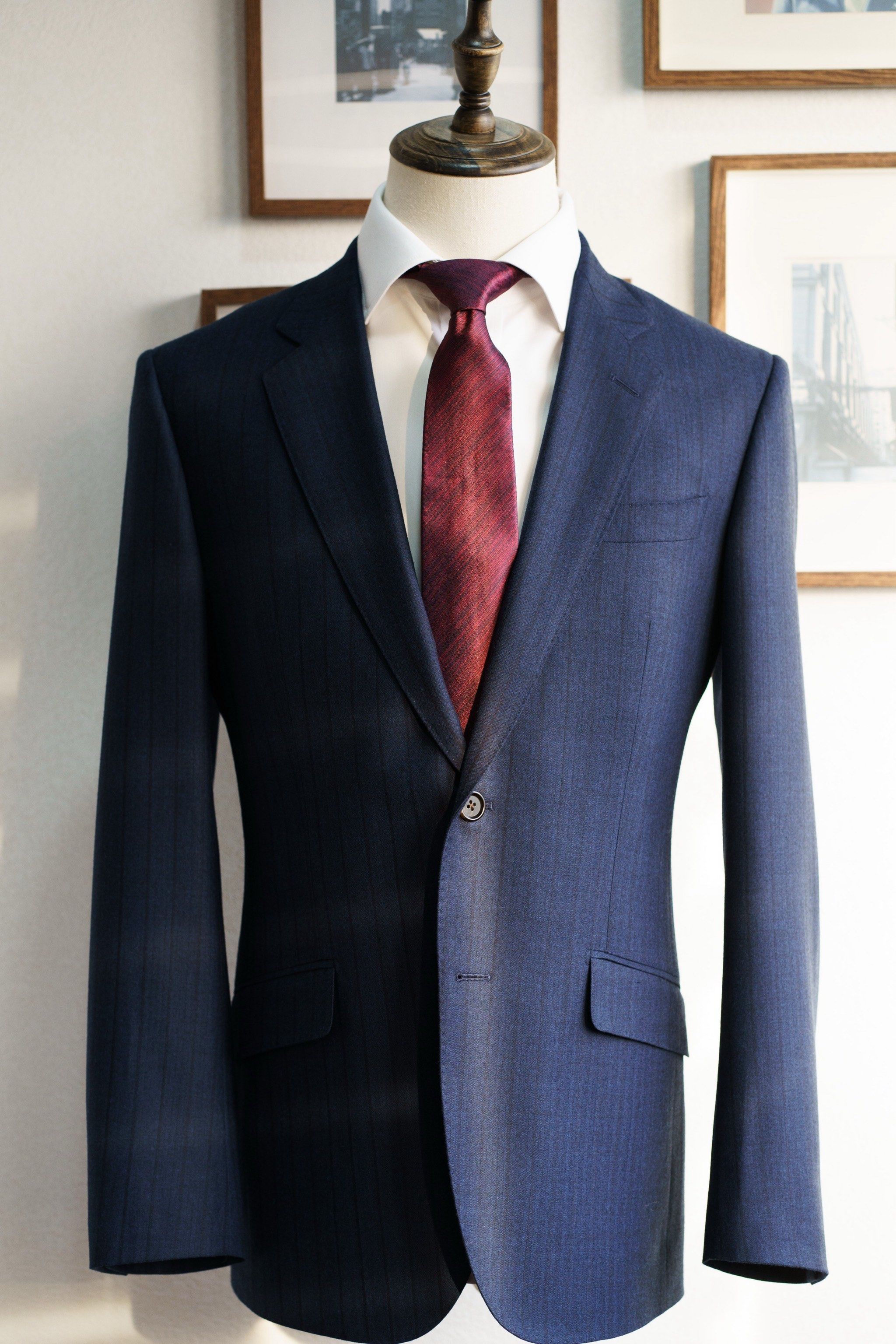 【世家宝 super 150s 法兰绒西装】