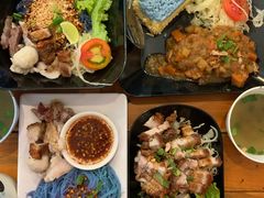 -蝶豆花蓝面条