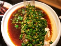 青椒钱江翘嘴鱼身-老头儿油爆虾·知味杭州(爱琴海购物中心)