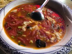 鸡蛋西红柿汤-华圆美食