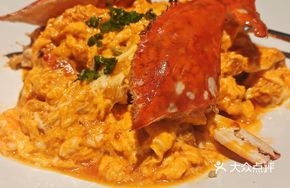 Egg and Spicy Stir-Fried Crab