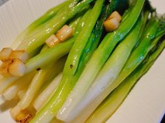 蒜香油爆菜心-杭州西子湖四季酒店·金沙厅