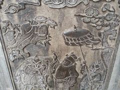 门前的砖雕-山西王家大院