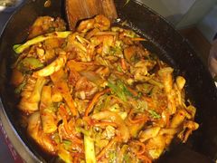 铁板鱿鱼五花肉-槿Story·韩国料理(望京韩国美食城店)