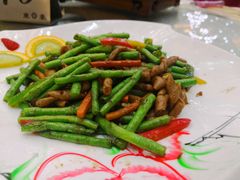 豆角炒鹅肠-东豪园林海鲜酒家(南港路辅路店)