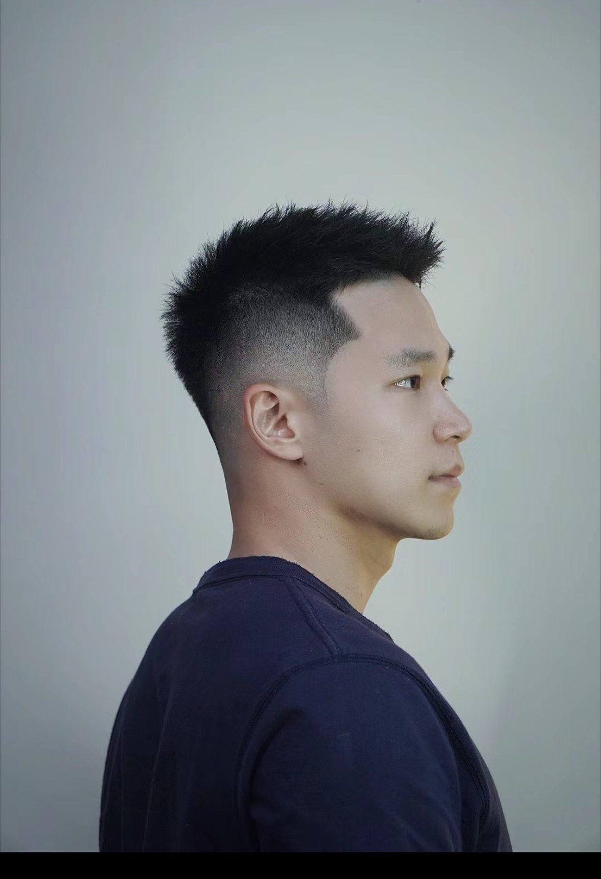 男士立体渐变短发
