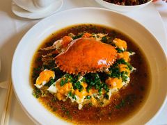 梭子蟹蒸肉饼-玫瑰厅上海菜(兴国路店)