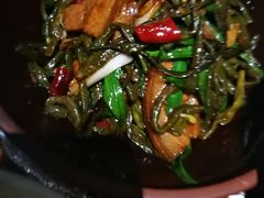 干豆角回锅肉-又一福烤鸭·北京菜(东四店)
