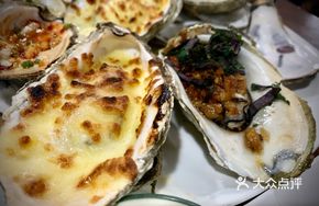 Durian Cheese Baked Oyster