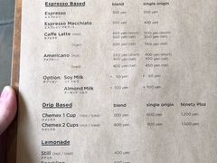 菜单-% Arabica(京都东山店)