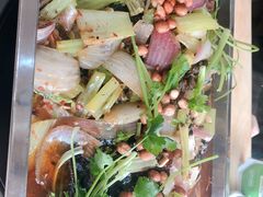 烤鲶鱼-鸡公煲(南竹饭店)