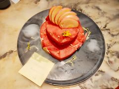 爱心西瓜果盘-绿茶餐厅(乐峰广场店)