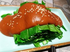 麻酱油麦菜-江边城外烤全鱼(方庄店)