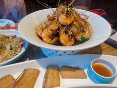 老头儿油爆沼虾-老头儿油爆虾(胜利河美食街店)