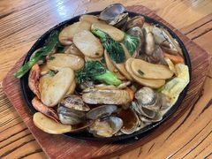 铁板海鲜年糕-逸香海鲜面疙瘩(嵊泗店)
