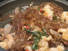 粉丝裹虾-绿茶餐厅(滨海万达广场店)