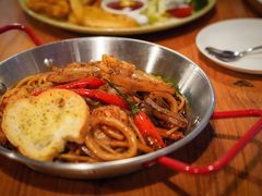 辣酱汁烧海鲜意面-双焙咖啡馆