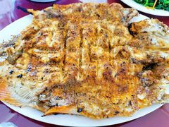 烤虹鳟鱼-北京龙庆四季香农家饭庄·灶台鱼·碳烤虹鳟鱼(龙庆峡店)