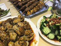 烤羊肉串-天津乾毓德饭庄·清真传统炒菜·海鲜烧烤(咸阳路店)