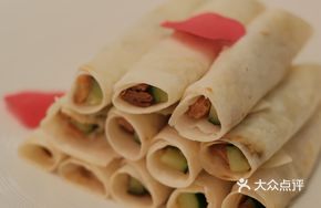 Cucumber and Fried Dough Wrap
