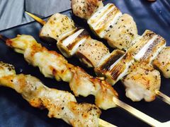 鸡腿肉葱-鸟串烧Yakitori