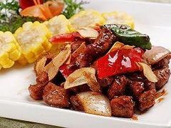 酒香牛肉粒-杭州和达希尔顿逸林酒店·和园中餐厅-杭帮菜名店