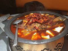 -探鱼·鲜青椒爽麻烤鱼(苏宁广场店)