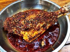 烤巴掌耗儿鱼-袁师傅烤肉(弹子石店)