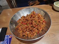 青虾仁炒野米-渔家灯火(明湖店)