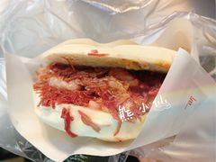 -清真马乐贝腊牛肉蛋黄菜夹馍(马蓉洒金桥店)